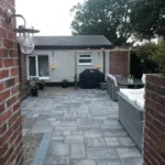 Walkway to garage