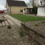 rectangular patch of grass