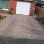 Paved driveway to garage