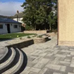 Concrete slabs with rounded steps